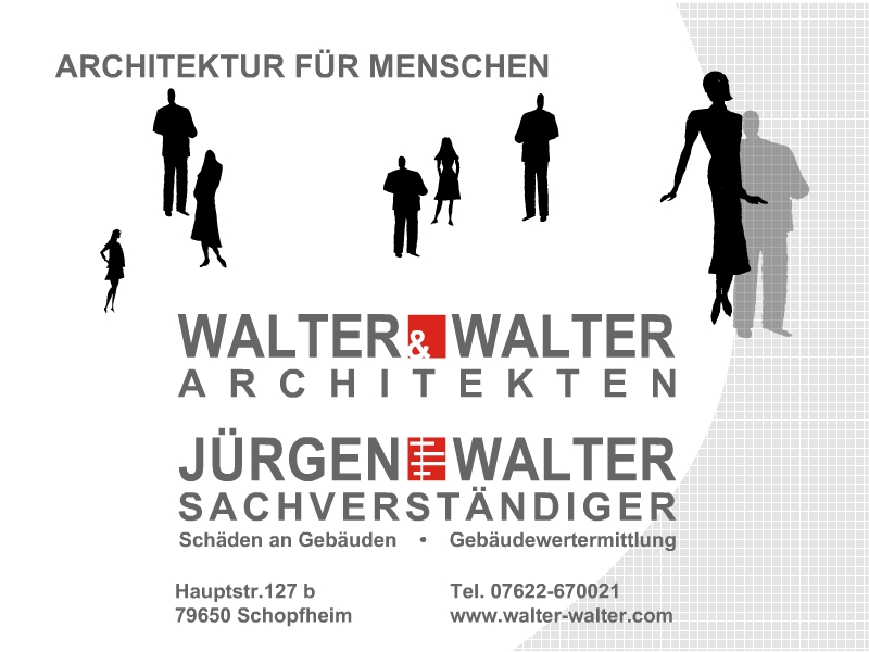 WALTER & WALTER ARCHITEKTEN / JÜRGEN WALTER SACHVERSTÄNDIGER